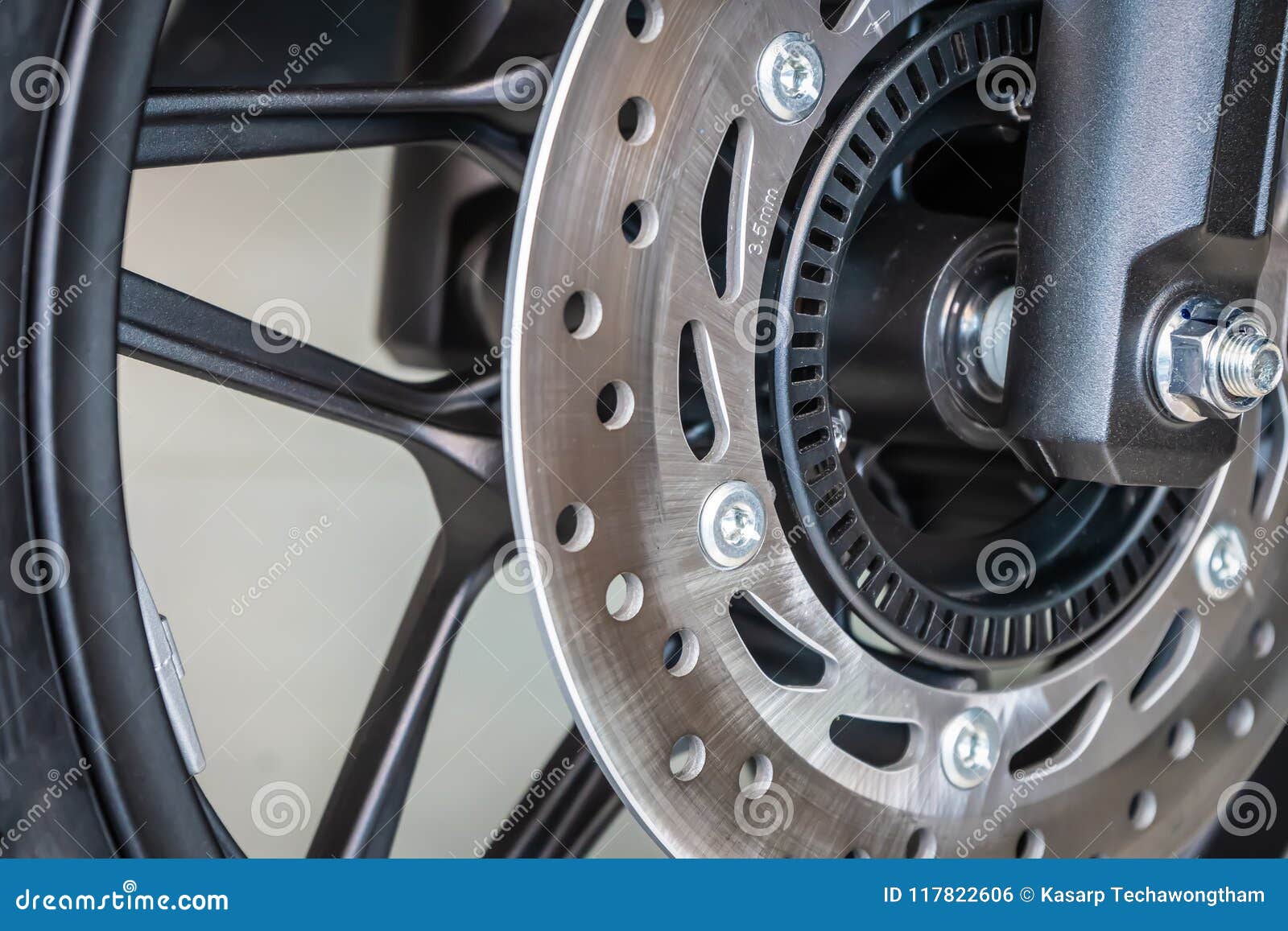 Motorcycle Disk Brake with ABS System . Front Wheel Motorcycle B Stock