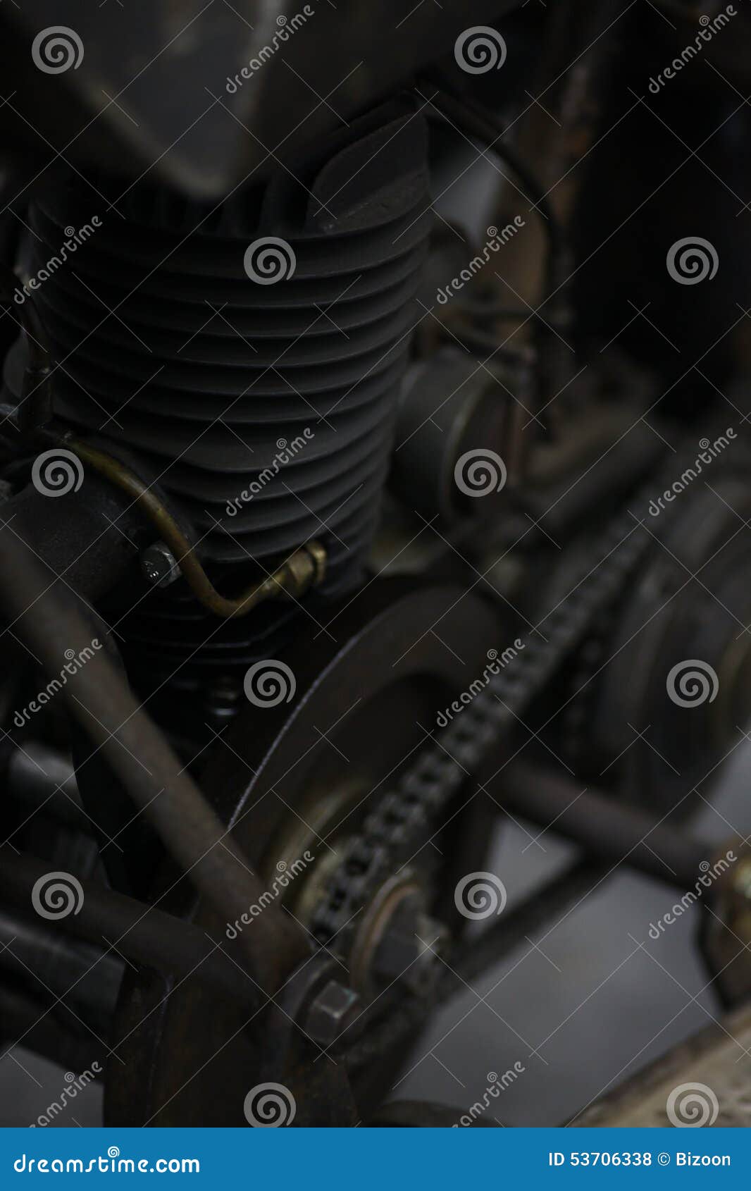 Motorcycle engine stock photo. Image of machinery, machine 53706338
