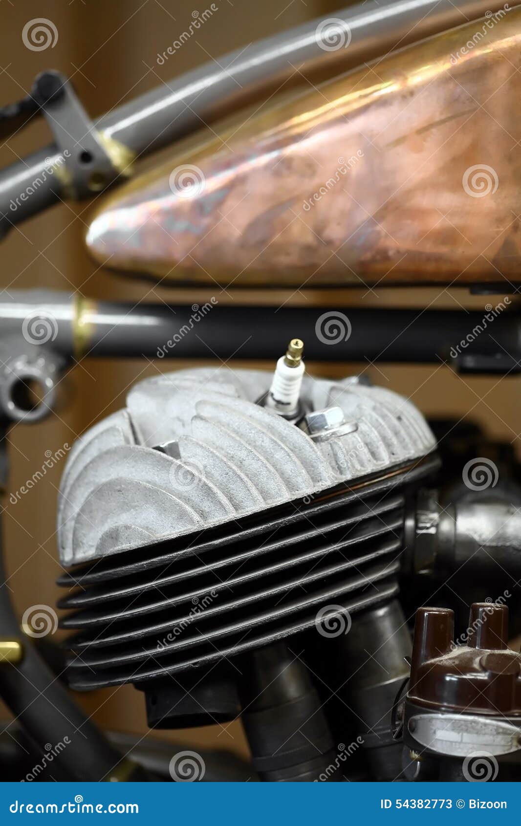 Motorcycle engine stock image. Image of power, vintage 54382773