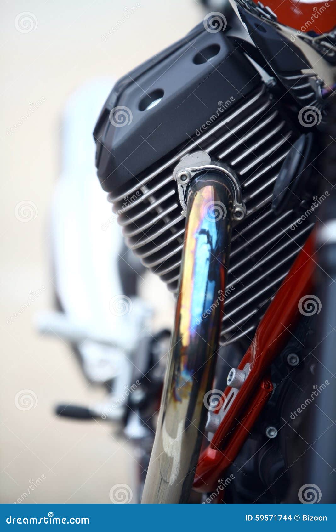 Motorcycle engine stock photo. Image of metal, mechanical - 59571744
