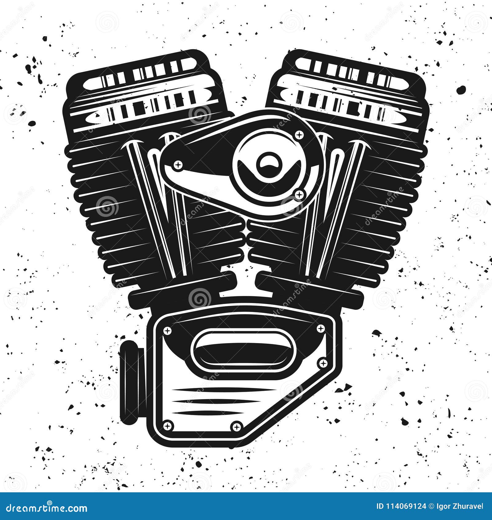 Download Motorbike, Engine, Motor. Royalty-Free Vector Graphic