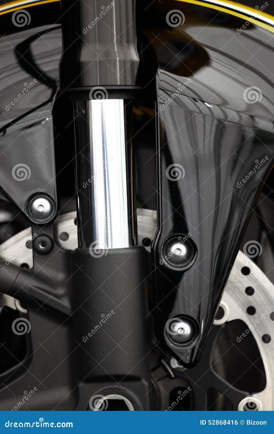 Motorcycle Front Suspension Stock Photo Image of technology, load