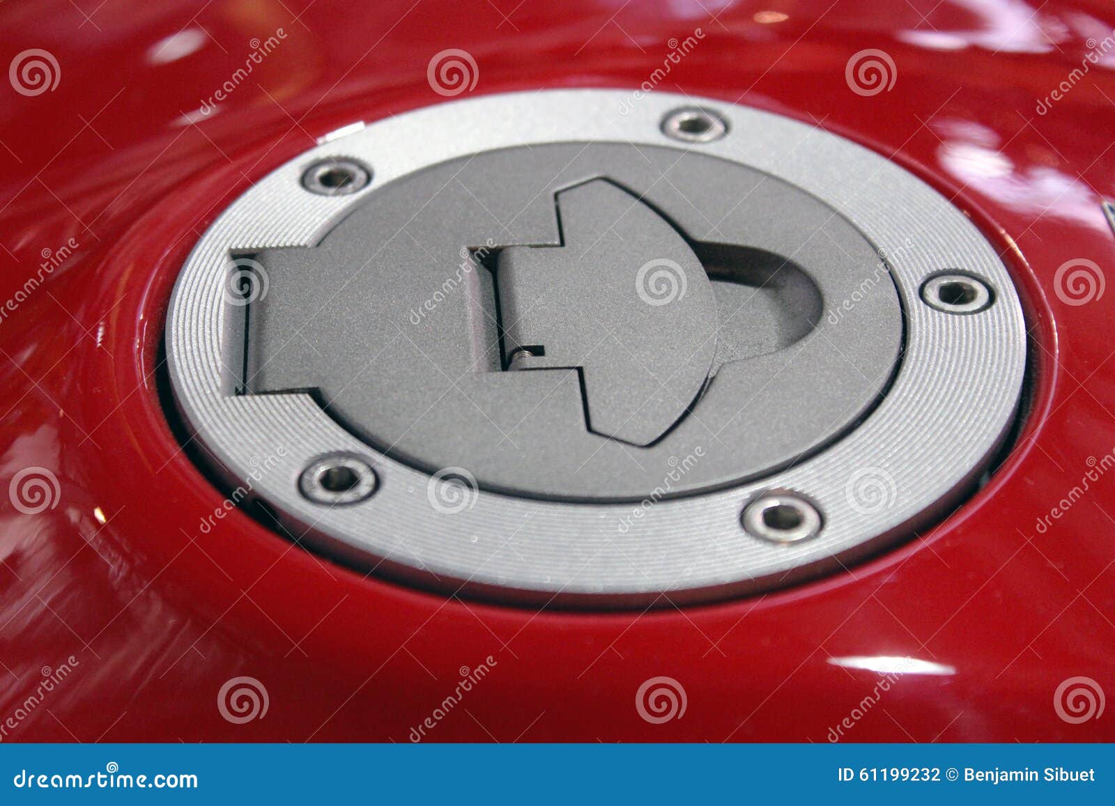 Motorcycle Fuel Tank Cap stock photo. Image of gasoline - 61199232