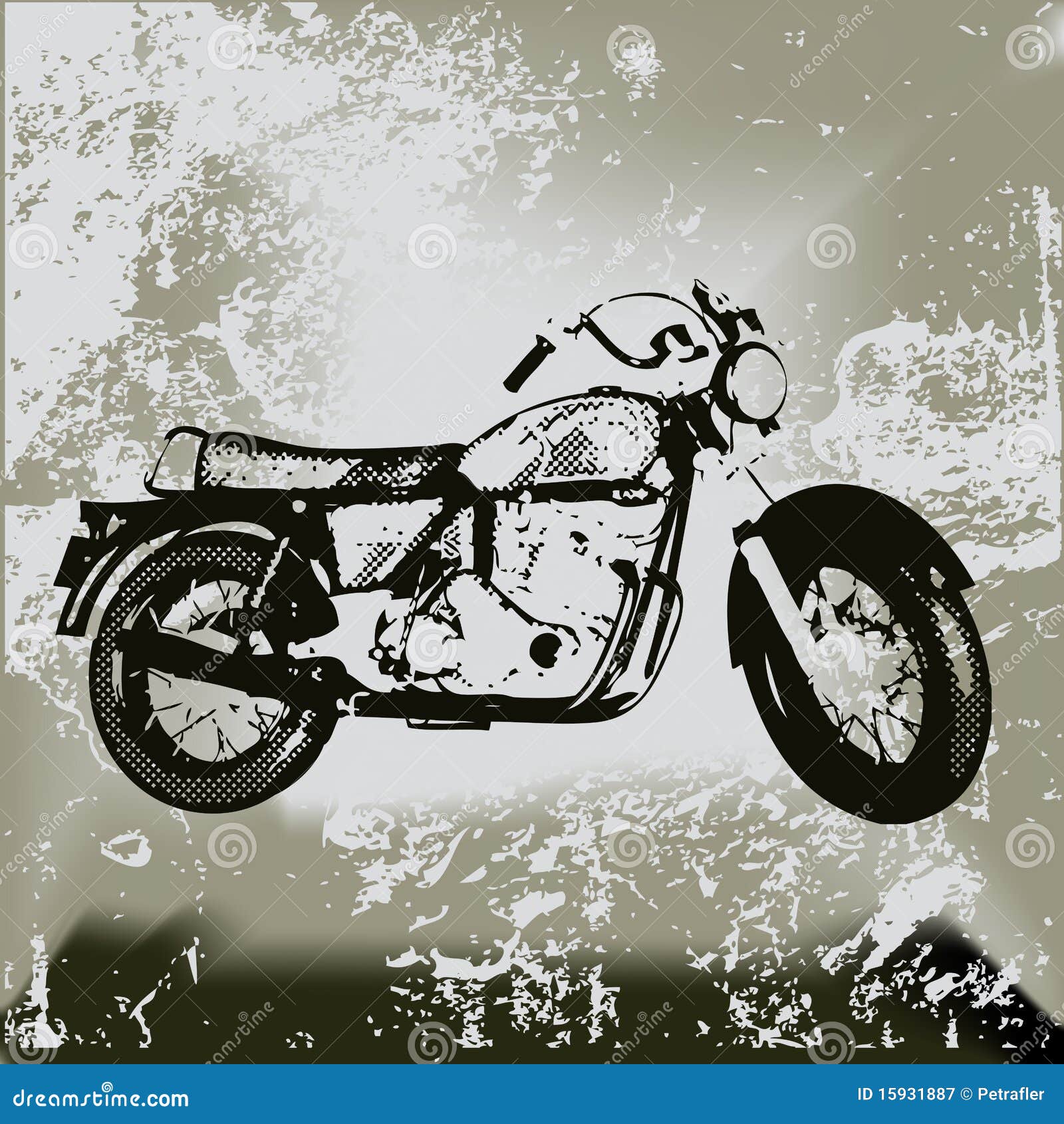 Motorcycle Grunge stock vector. Illustration of bike 15931887