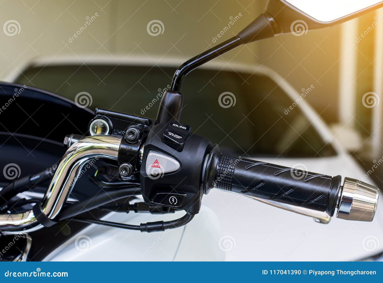 Motorcycle Handlebar Start Stop System,emergency Light and Idling Stop