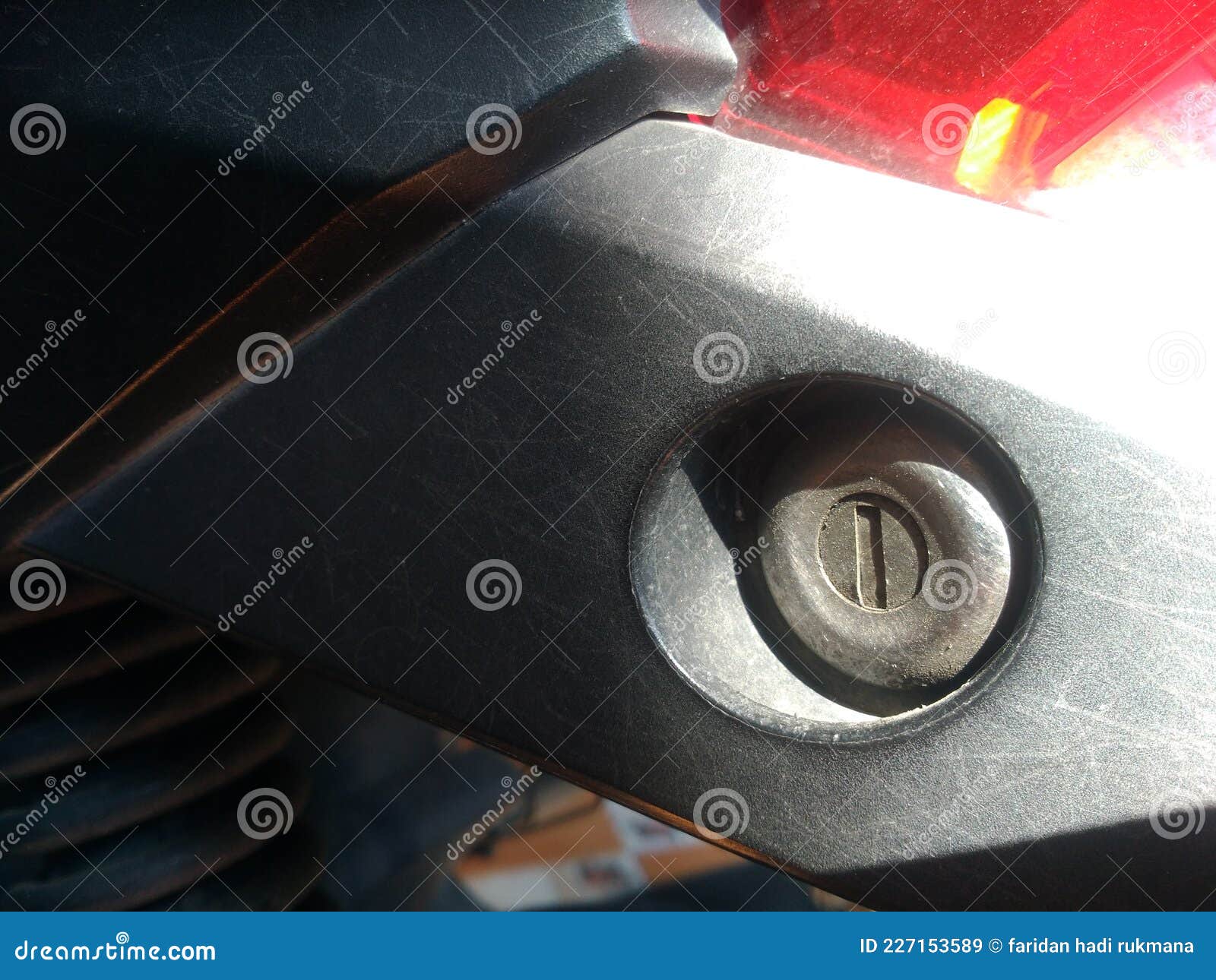 Motorcycle Ignition System With Cylinders And Spark Plugs With Cables. Stock Image