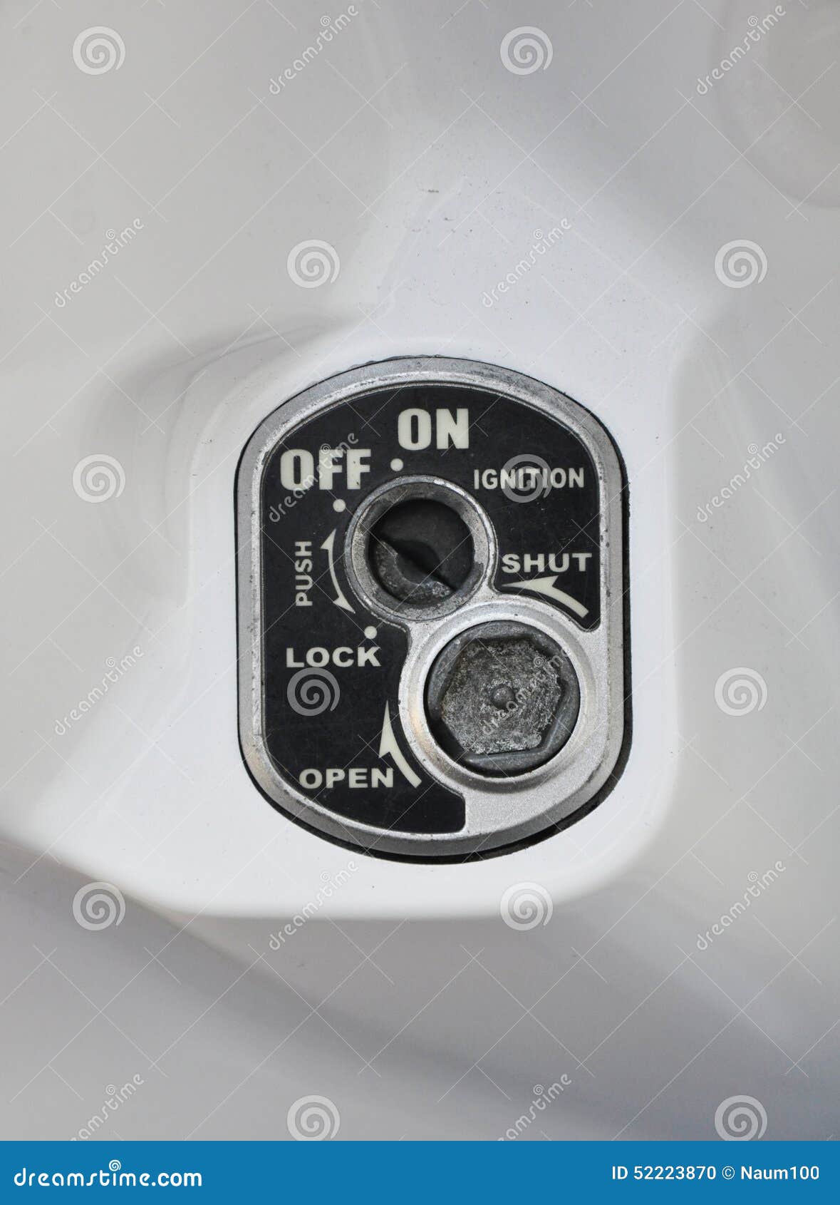 Motorcycle Ignition System With Cylinders And Spark Plugs With Cables. Stock Image