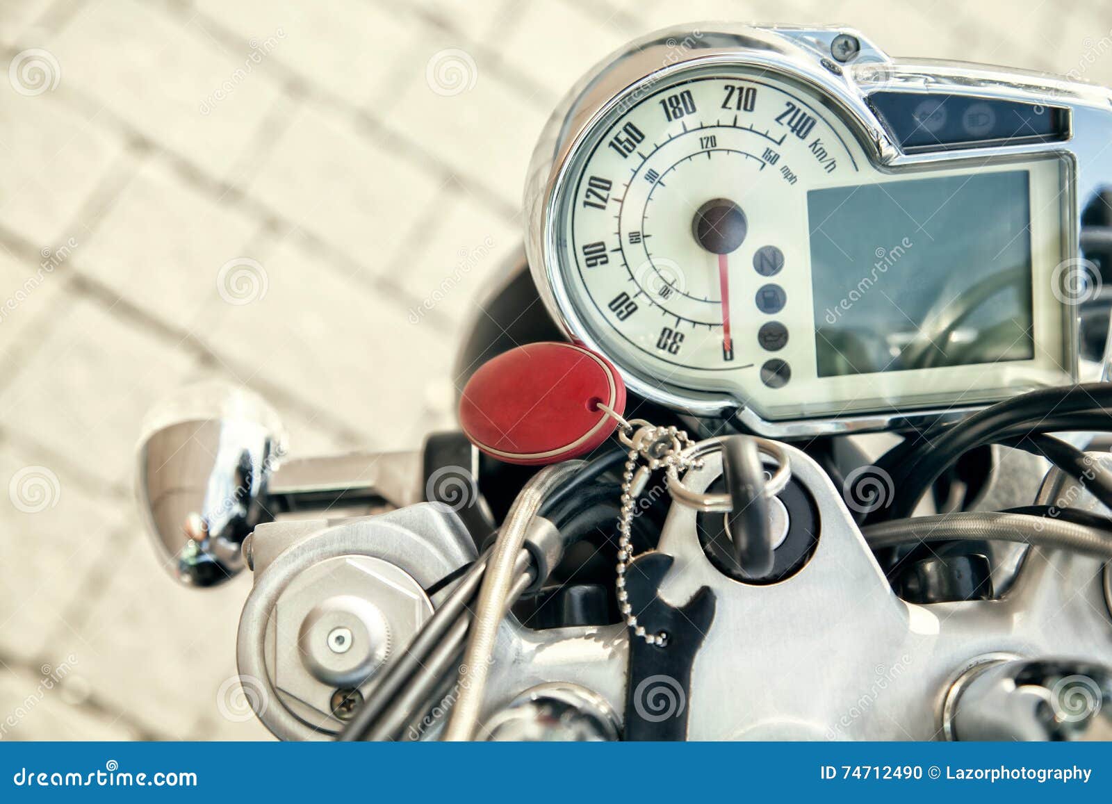 Motorcycle Instrument Panel Stock Photo Image of meter, technology