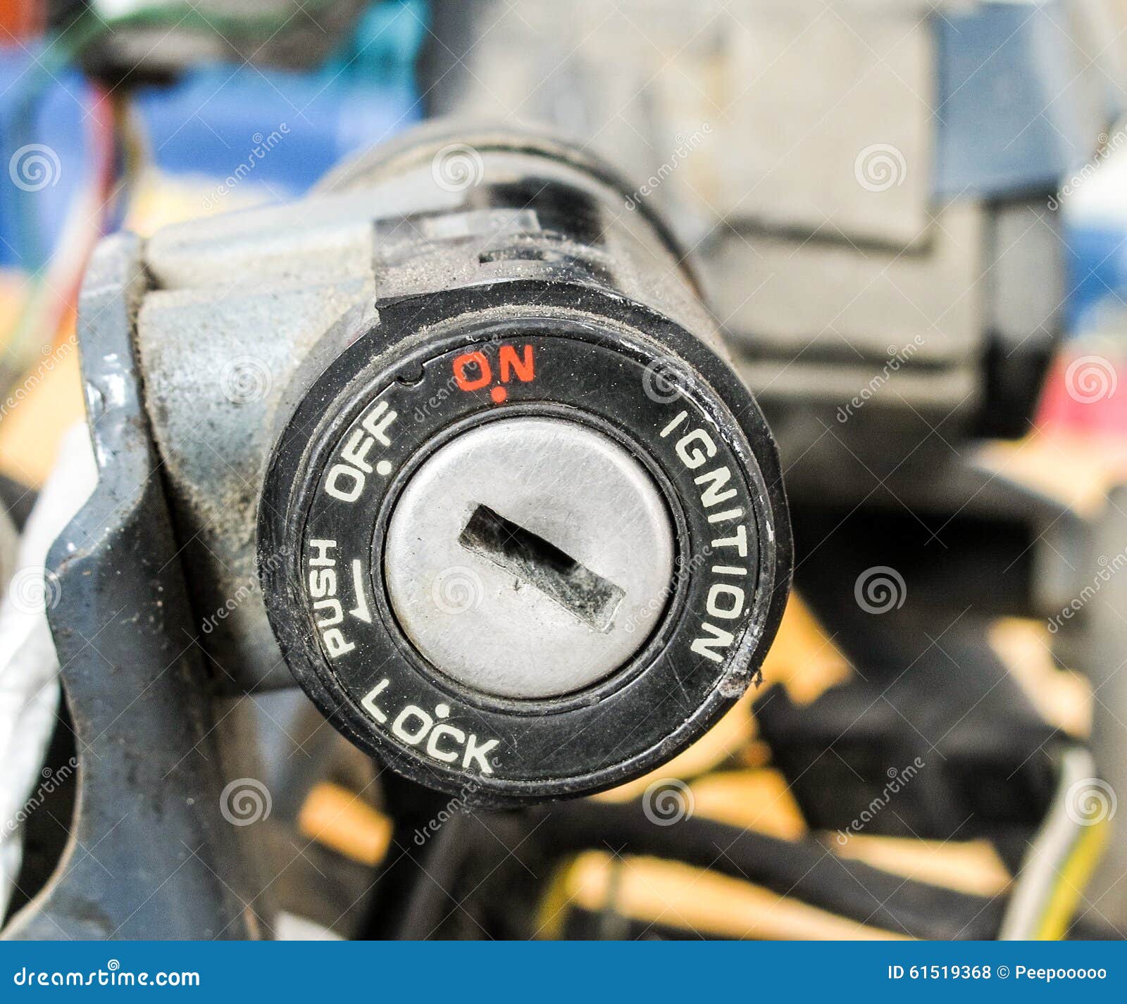 Motorcycle key hole stock photo. Image of road, freedom 61519368