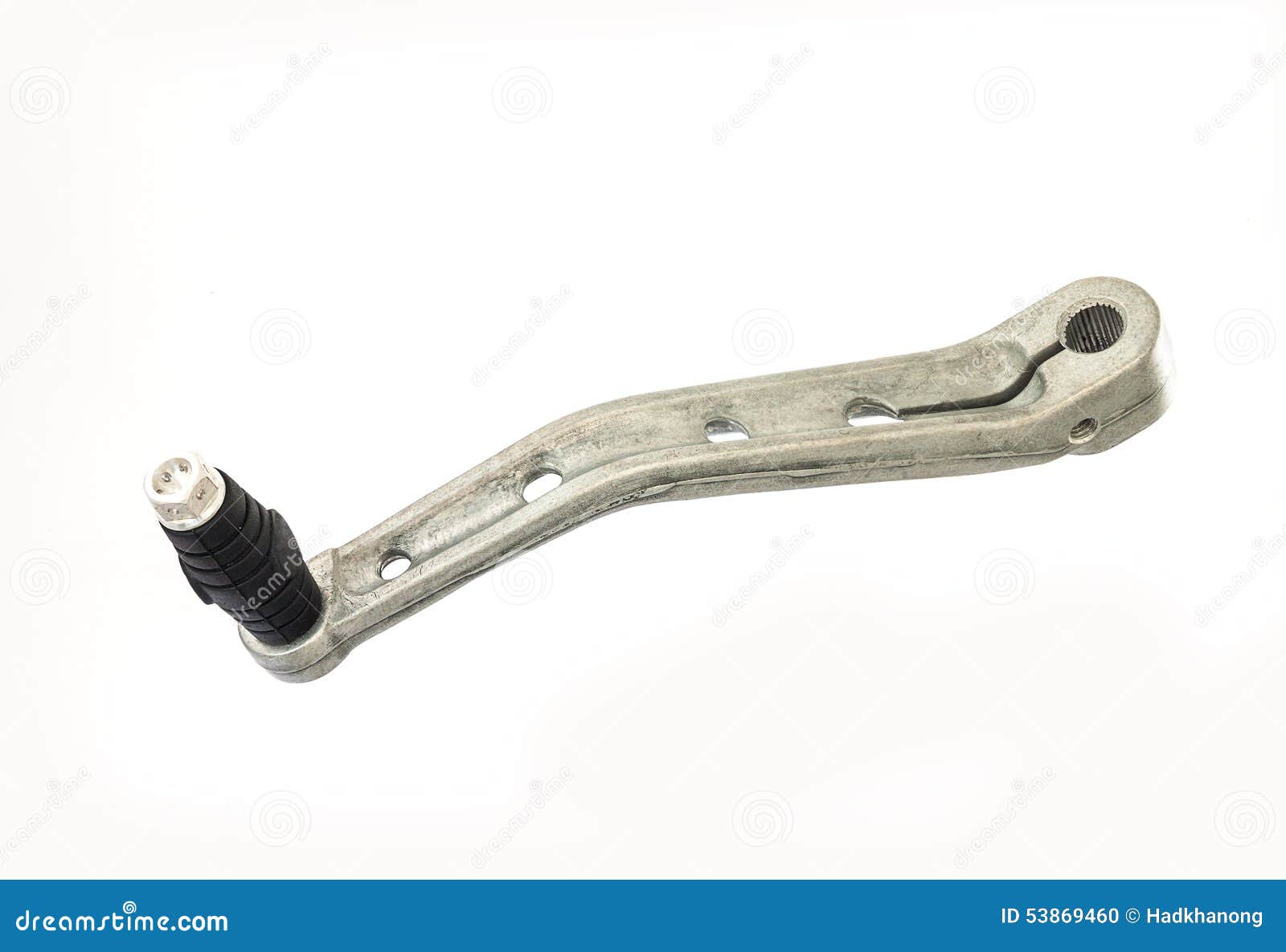 Motorcycle kick starter stock photo. Image of metallic - 53869460