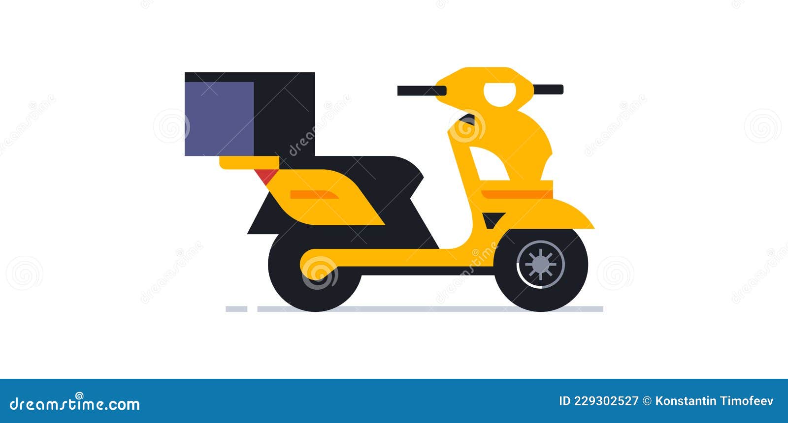 Motorcycle for an Online Home Delivery Service