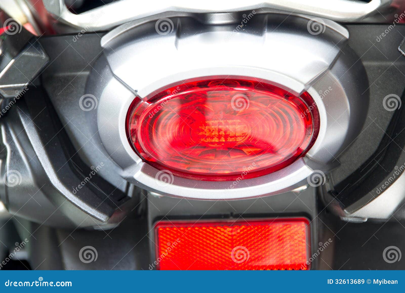 Motorcycle rear lights stock image. Image of tail, signal 32613689