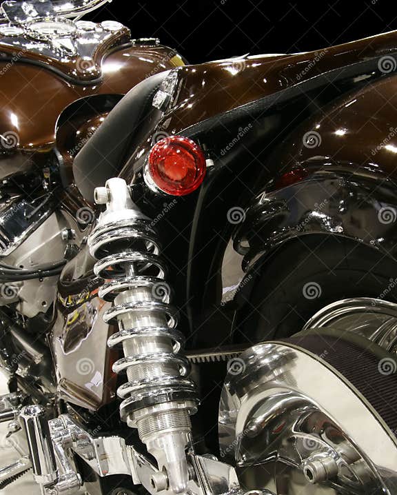 Motorcycle rear suspension stock photo. Image of detail 2213670