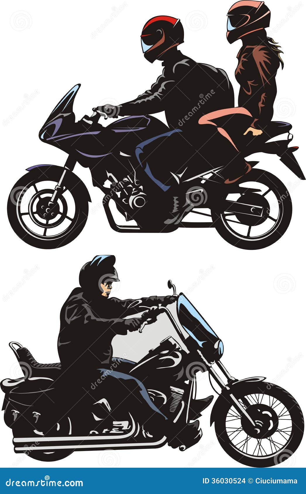 Biker Couple Stock Illustrations – 686 Biker Couple Stock Illustrations,  Vectors & Clipart - Dreamstime