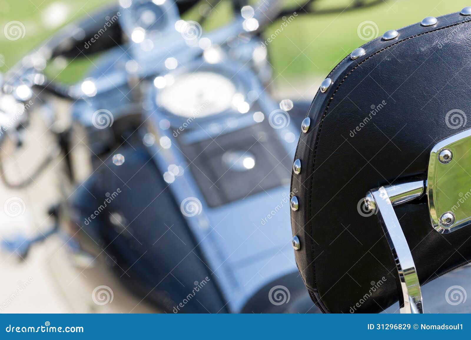 Motorcycle saddle stock image. Image of travel, cycle 31296829
