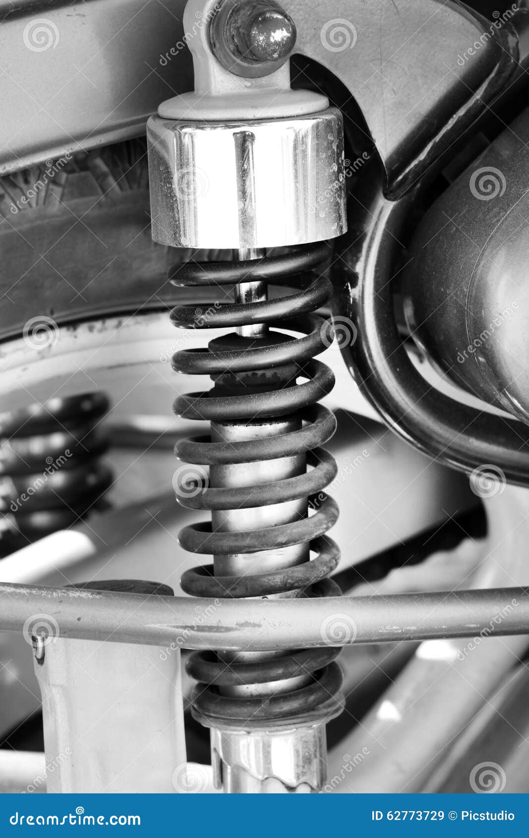 Motorcycle shocker stock image. Image of shocker, dampers - 62773729