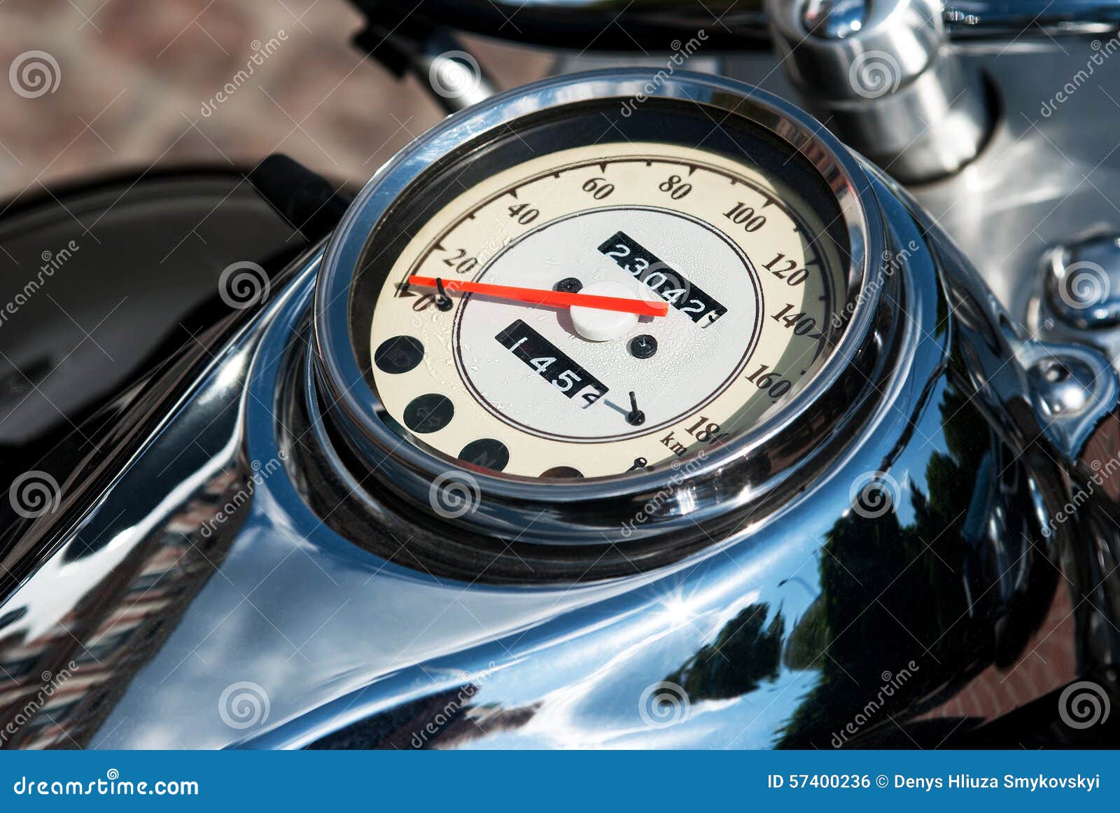Motorcycle speedometer stock photo. Image of macro, racing 57400236