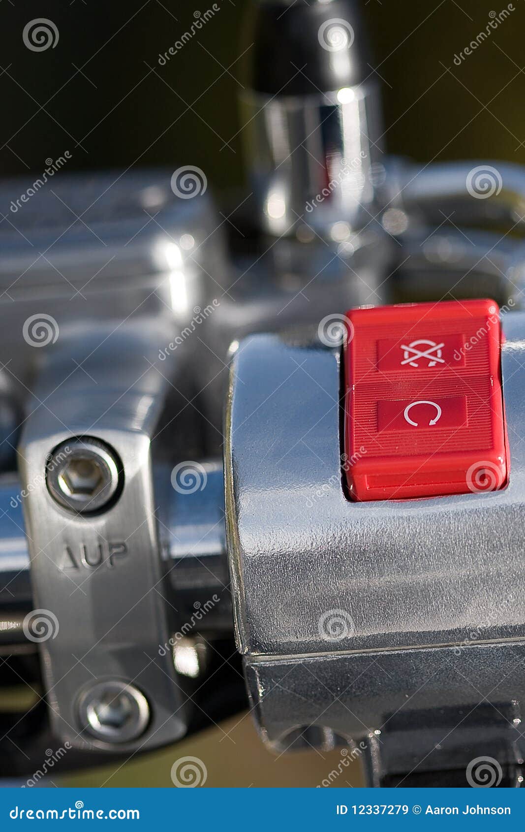 Motorcycle Switch stock image. Image of bike, silver 12337279