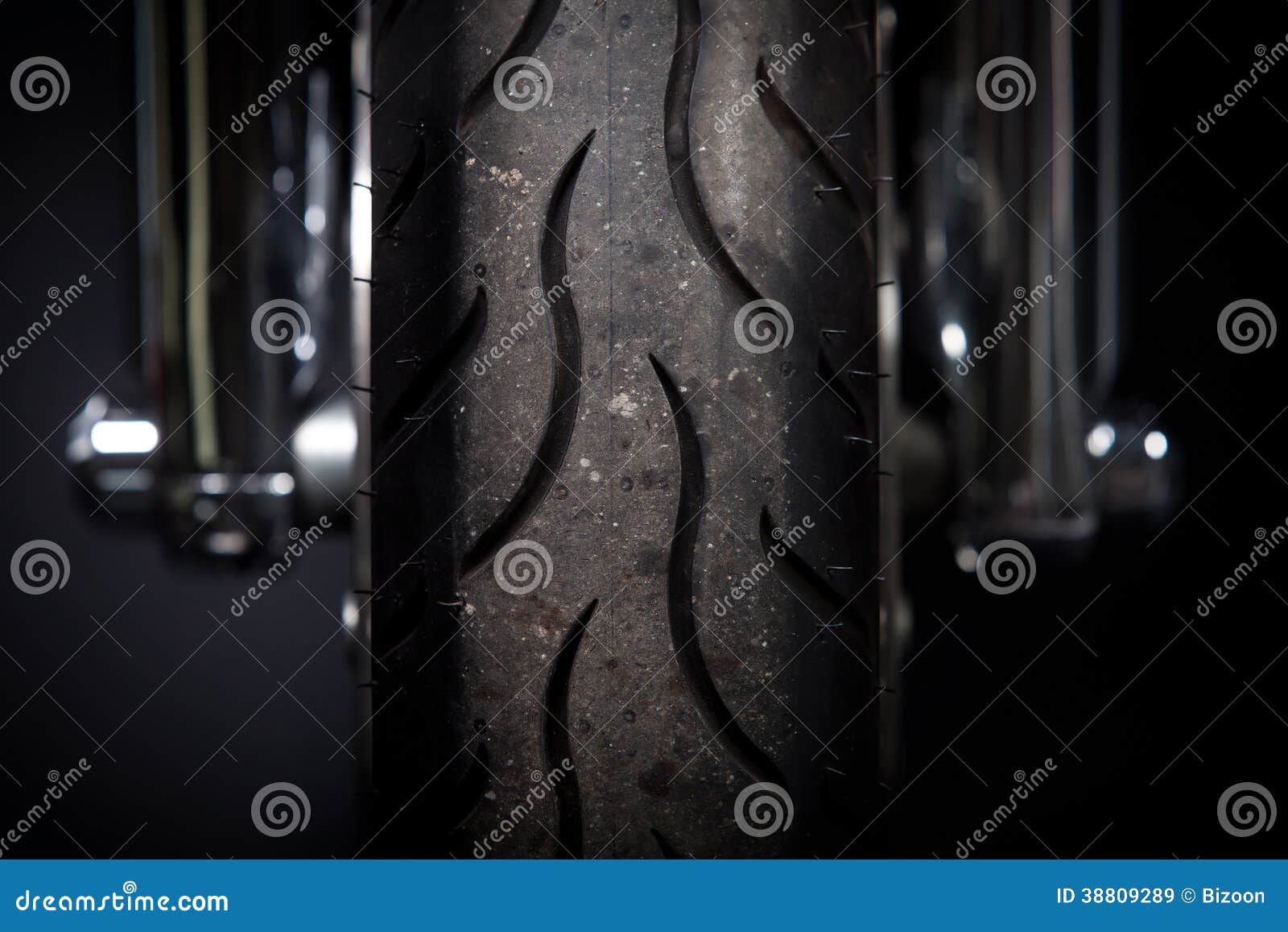 Motorcycle tire stock image. Image of motorbike, details 38809289