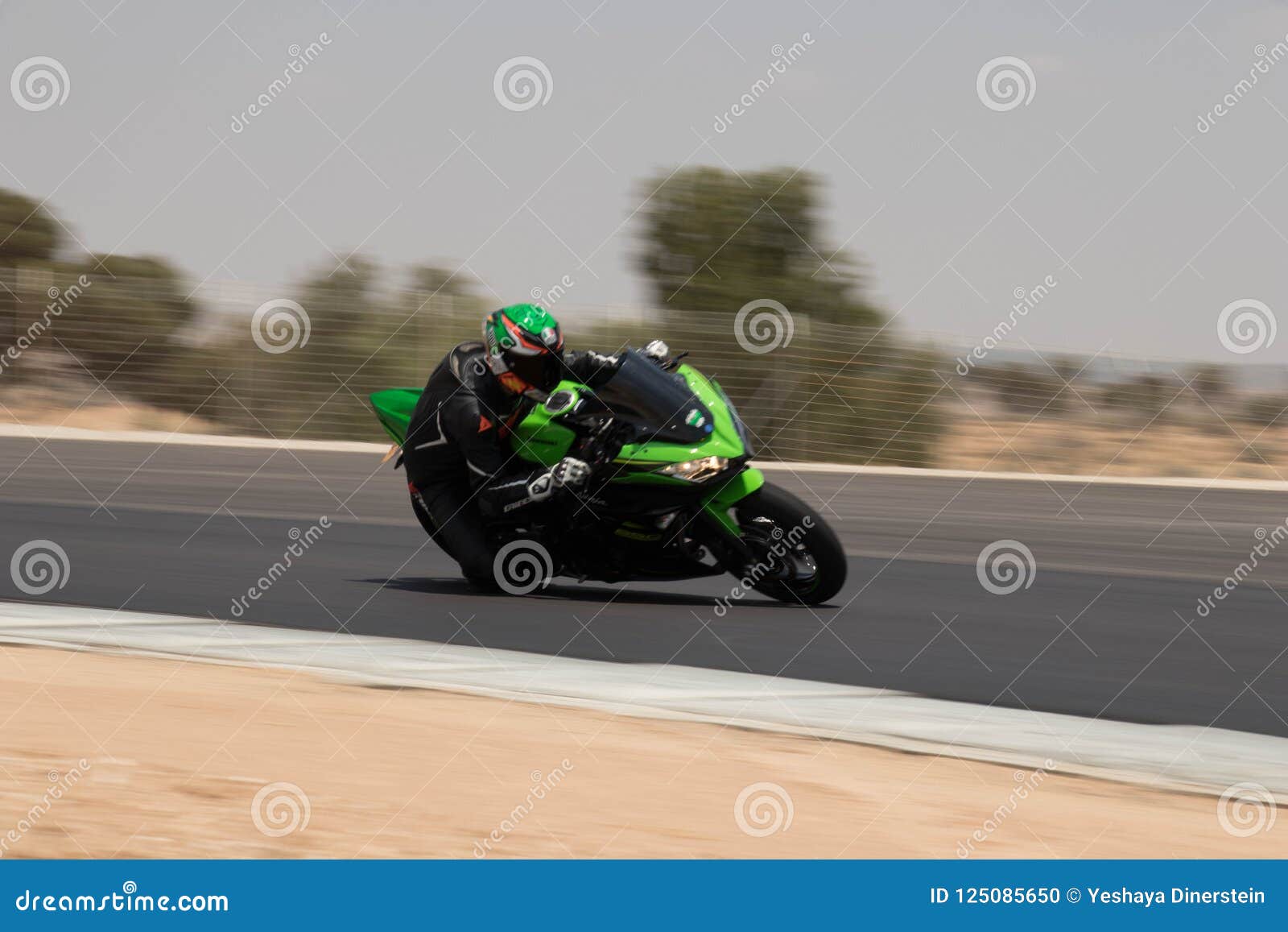 Motorcycles on a Race Track on a Training Day B.b Editorial Image