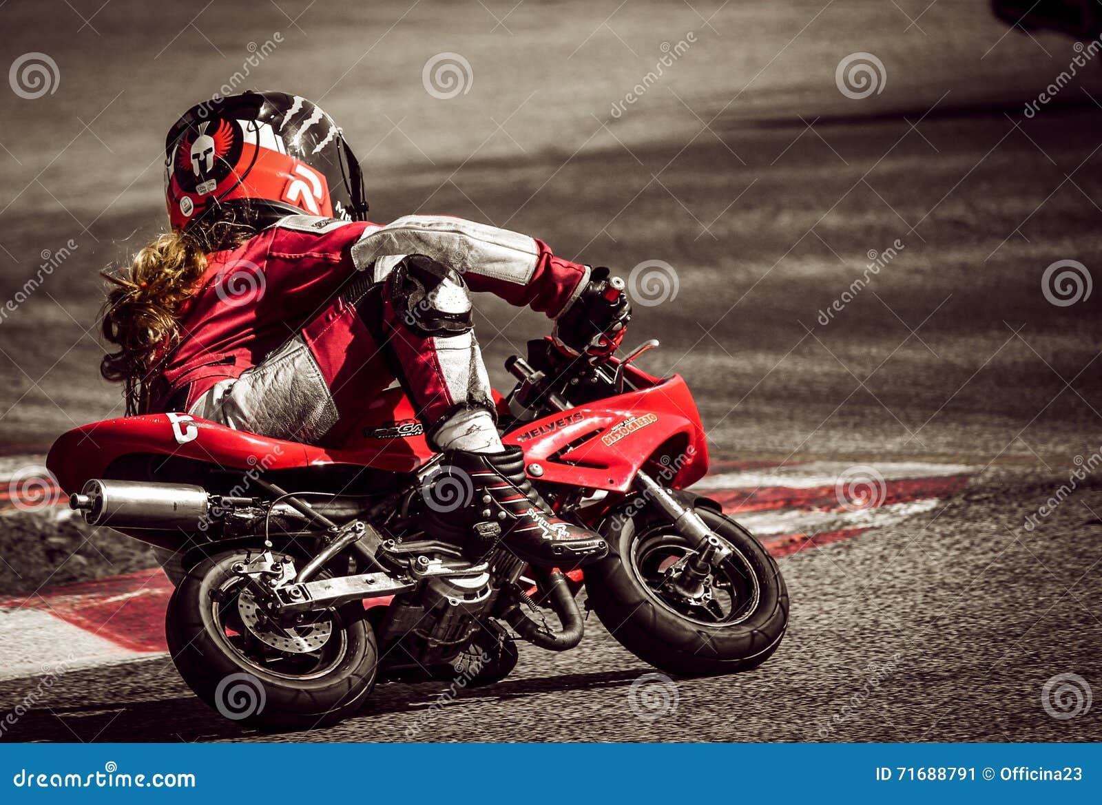 Minibile Racing Stock Photo - Download Image Now - Motorcycle