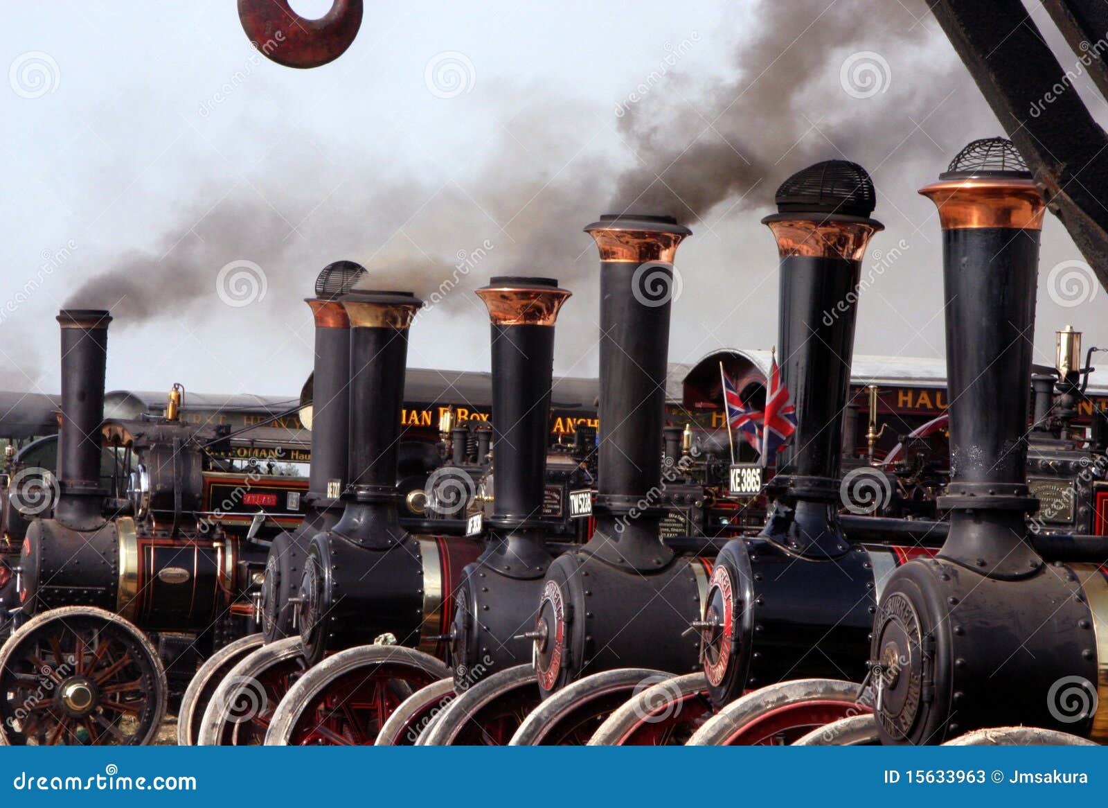 Motores de tracción del vapor en el vapor de Dorset justo