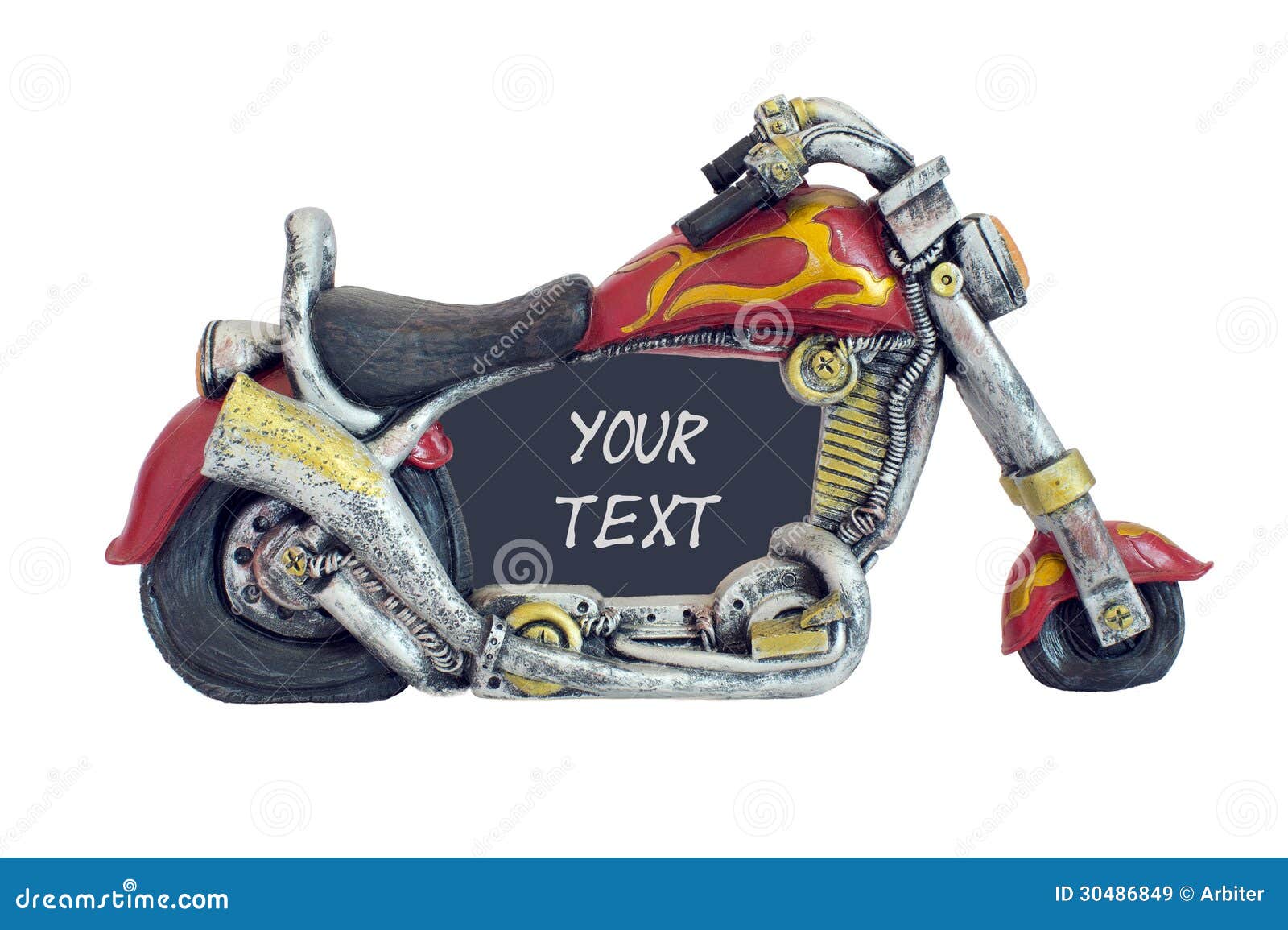 Motorrad-Rahmen stockbild. Bild von bild, andenken, speicher