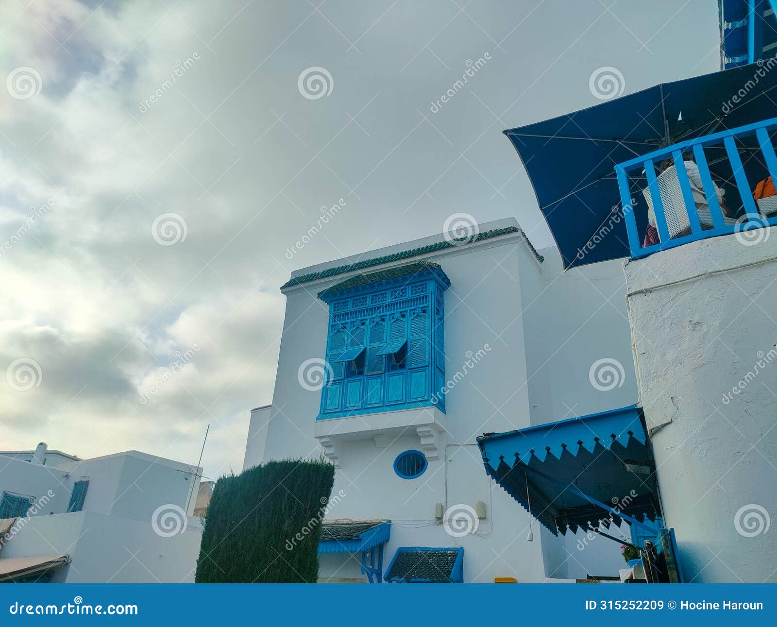 the village of sidi bou said, carthage, tunisia