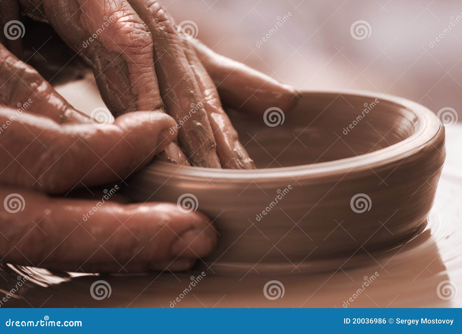 Moulding with the clay stock photo. Image of creative 20036986