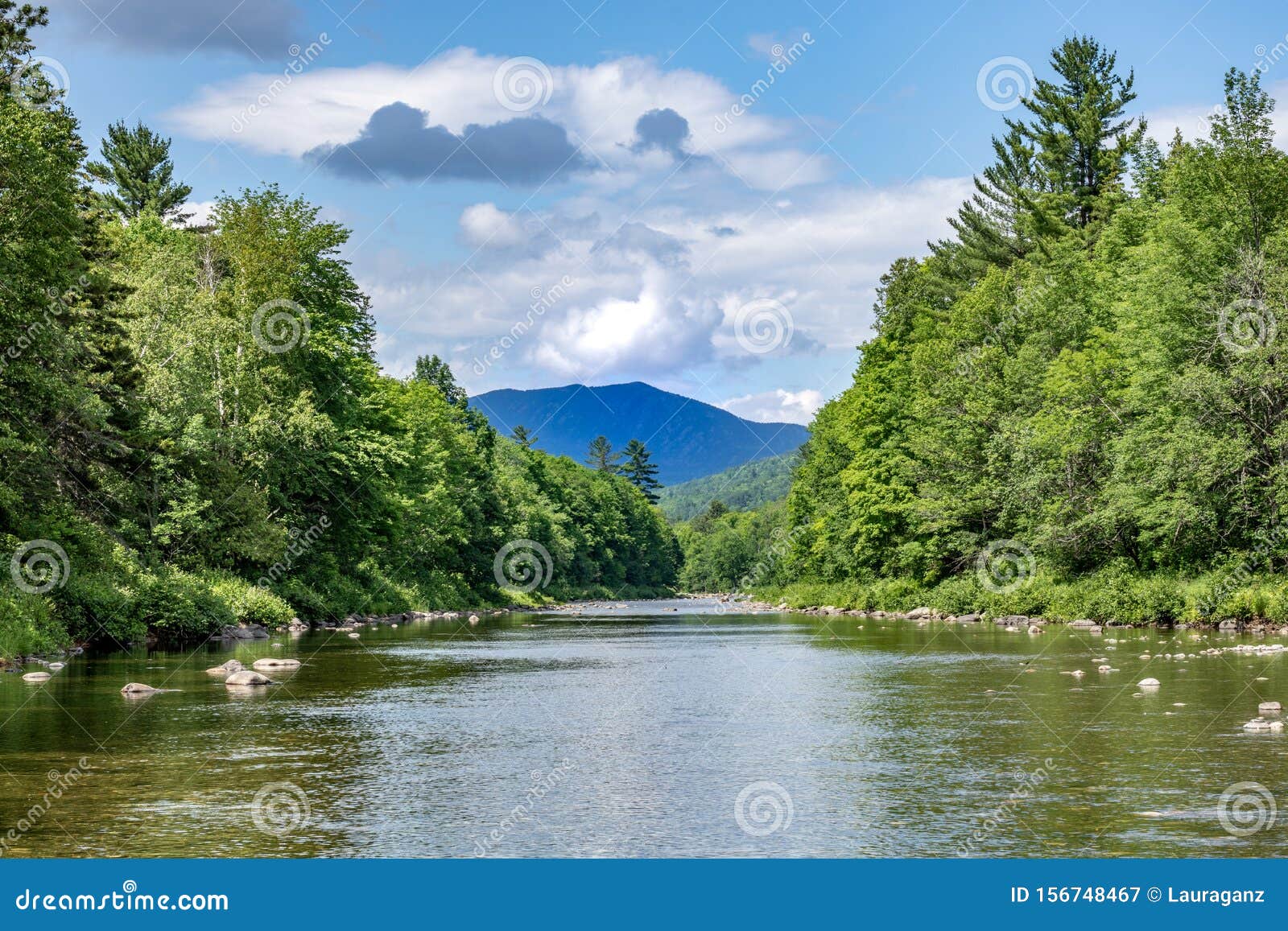 Details about   Postcard The Carrabassett River at Kingfield Maine ME K17 