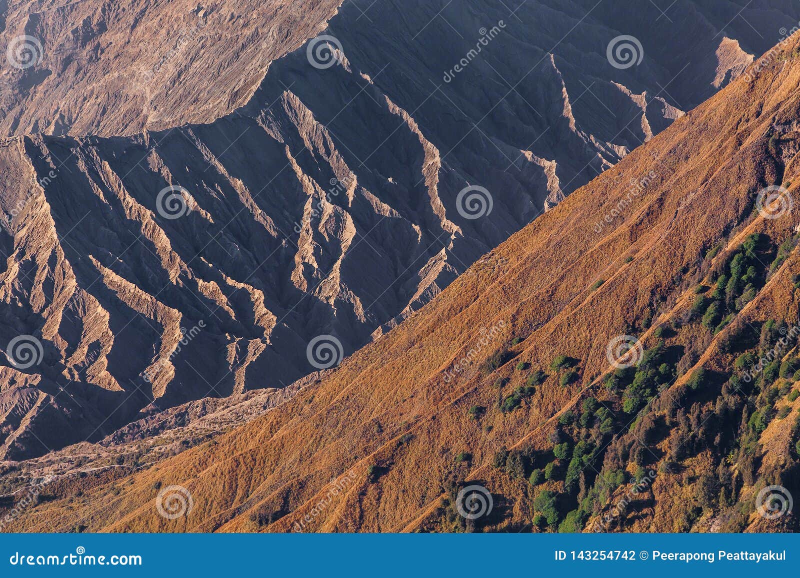 Mount Bromo Volcano (Gunung Bromo) during Sunrise from Viewpoint on