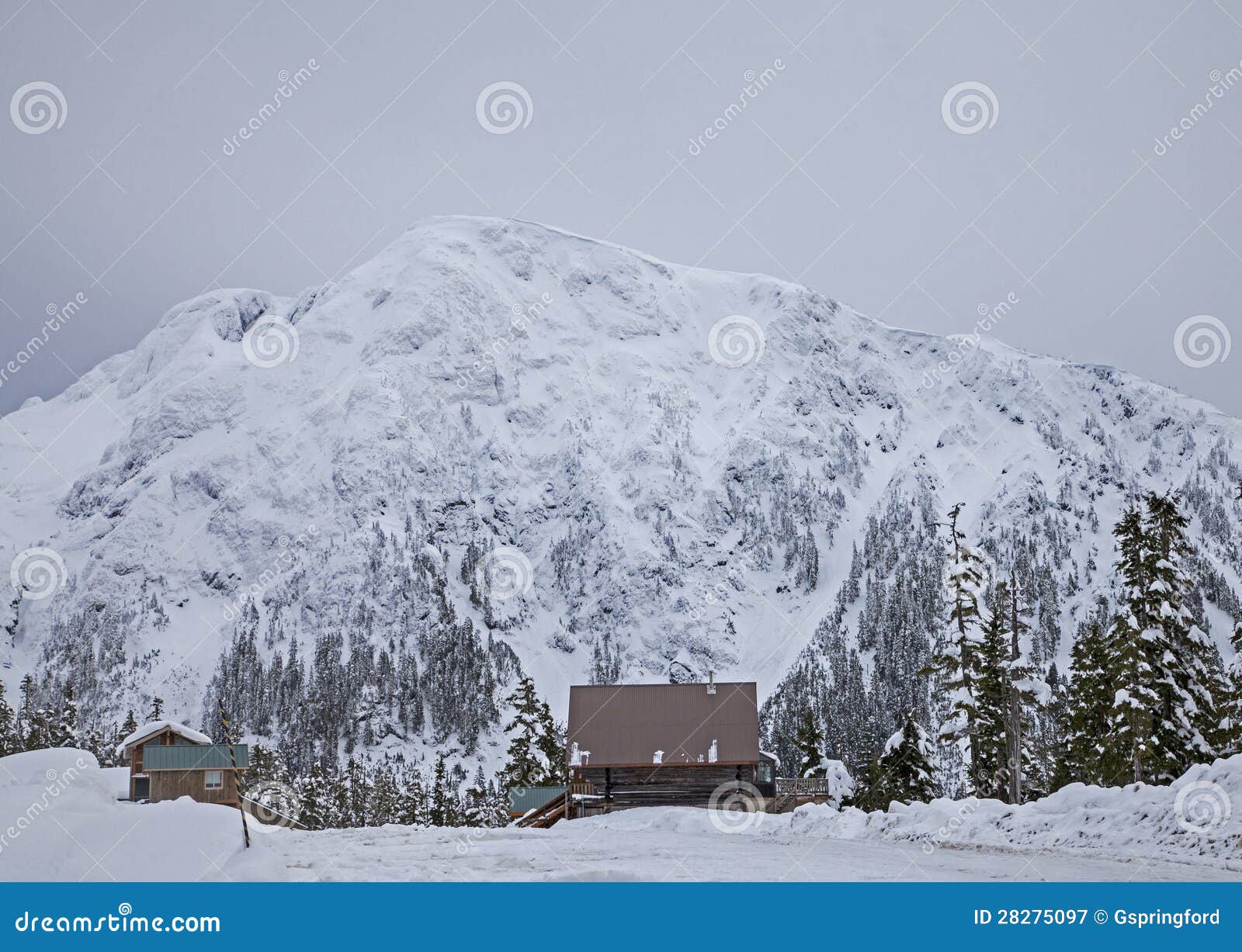 Mount Cain stock image. Image of north, shiing, cold 28275097