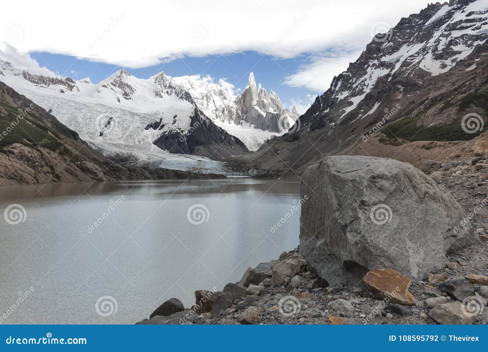 Mount Cerro Torre, Patagonia, Argentina Stock Photo - Image of lake ...