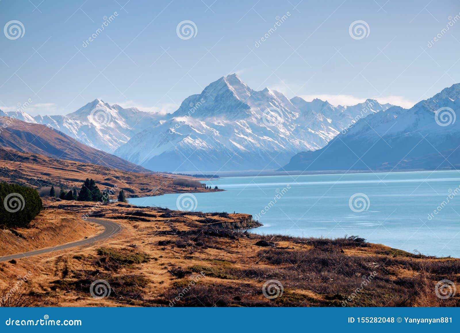 Majestic View Of Mount Cook With The Lake Pukaki New Zealand Stock Photo Image Of Cook Majestic Majestic View Of Mount Cook With The Lake Pukaki New Zealand Stock Photo Image Of Cook Majestic
