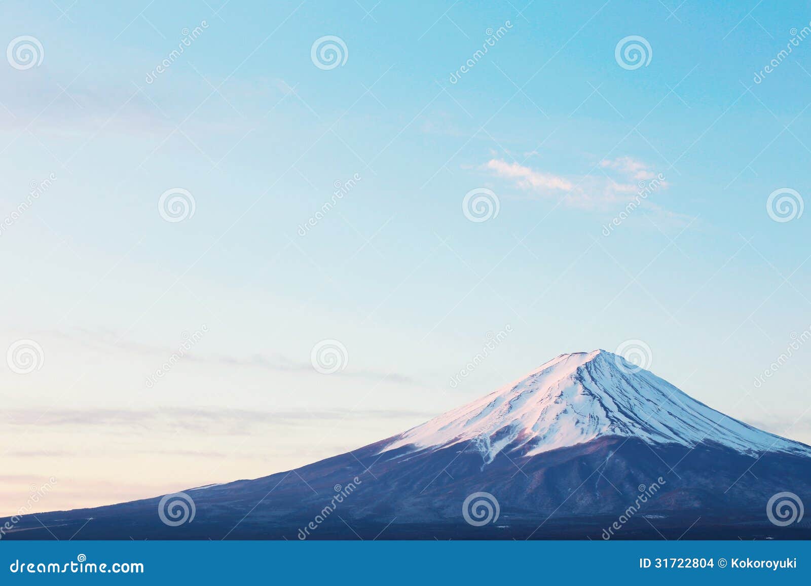 Mount Fuji. Närbild av Mt Fuji