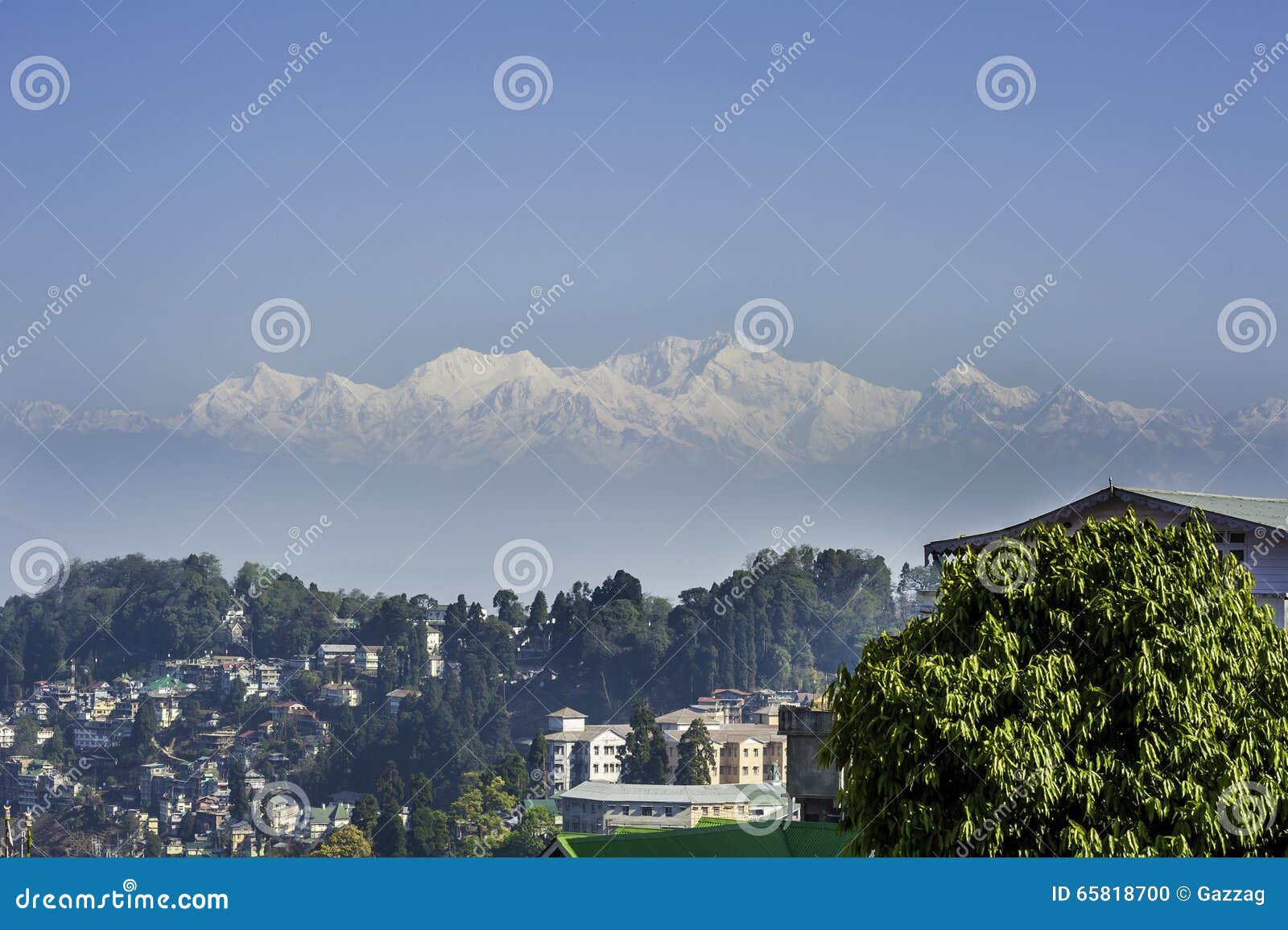 mount kanchenjunga and darjeeling