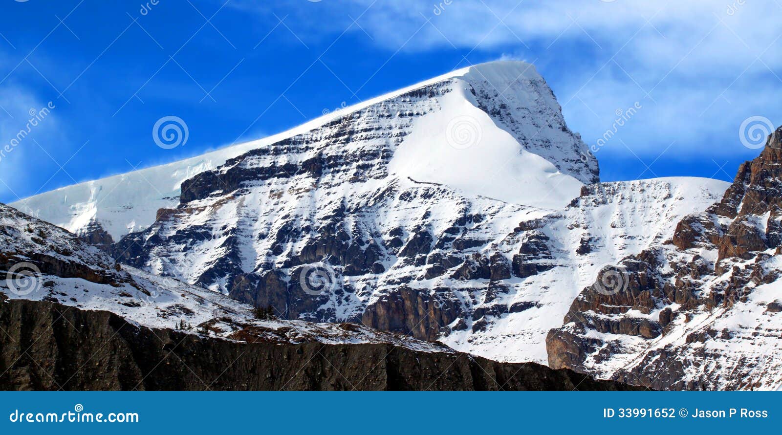 Mount Kitchener Jasper National Park Stock Photo Image of remote, ecology 33991652