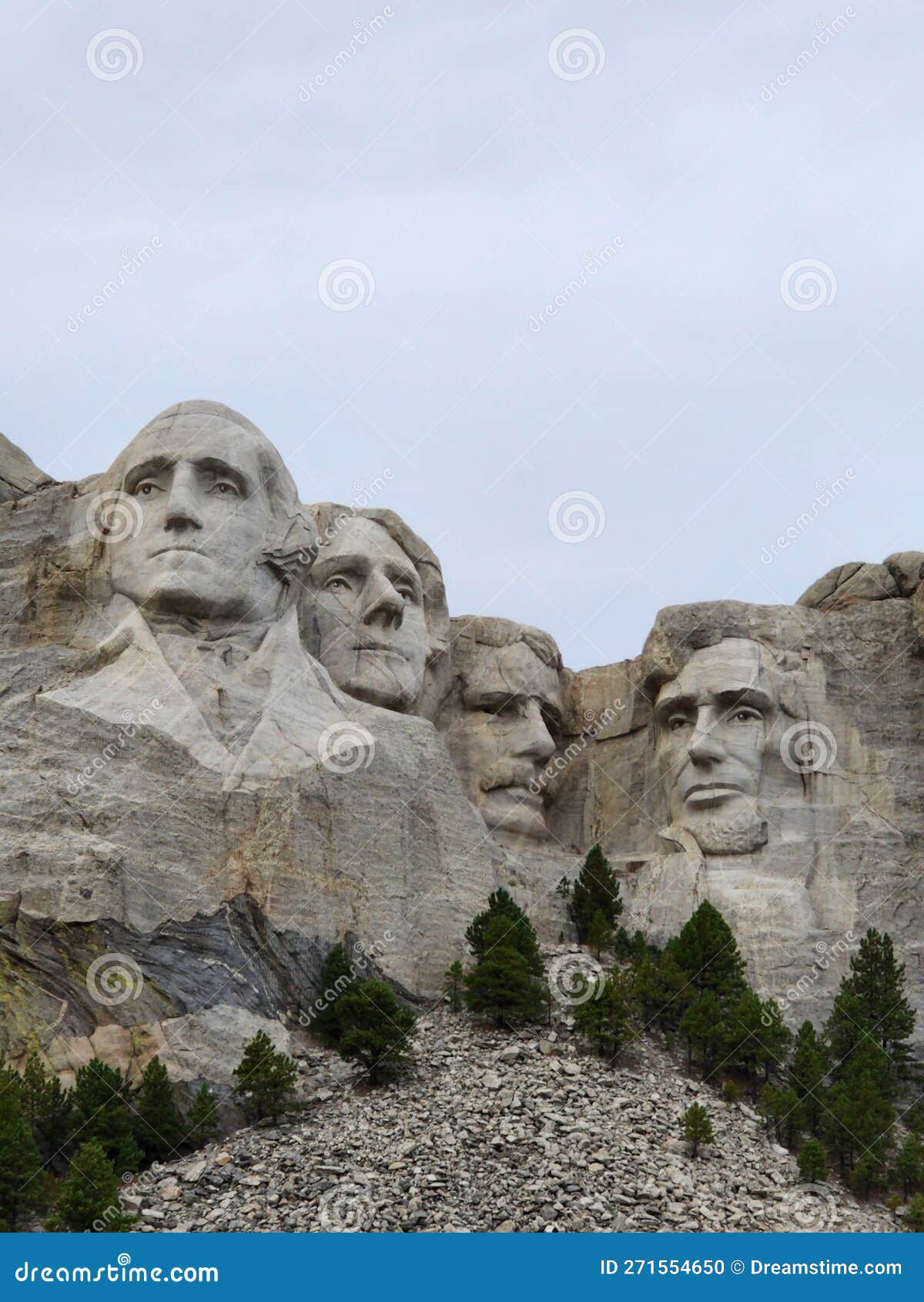 Mount Rushmore, Featuring the Famous Sculptures Stock Photo Image of