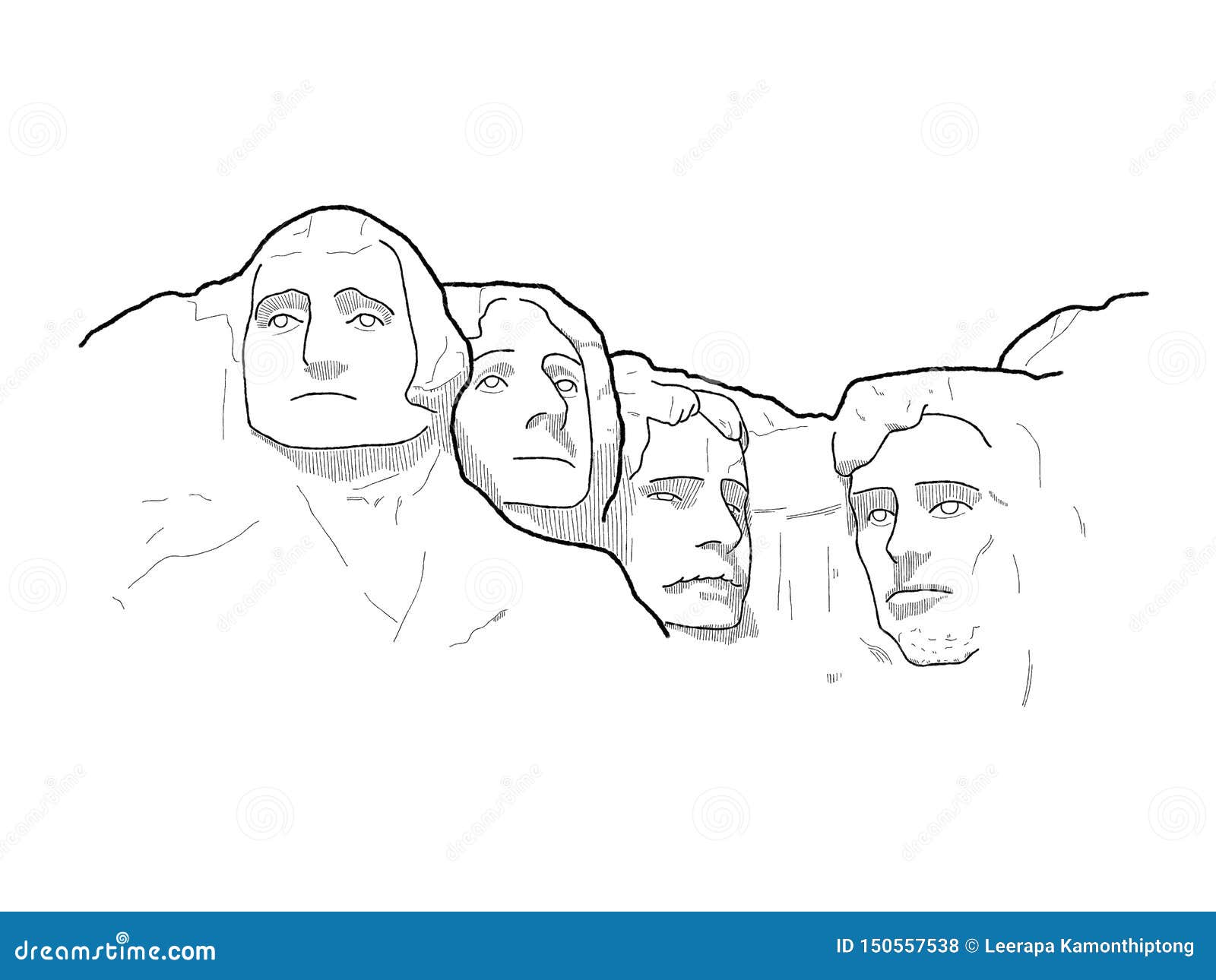 How To Draw Mount Rushmore Step by Step Drawing Guide by Dawn  DragoArt