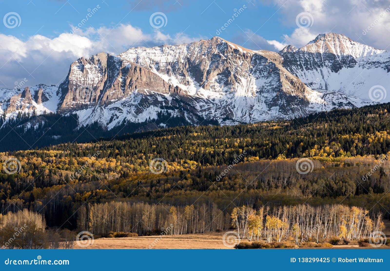 mount sneffels range on the west end viewed from the last dollar road, colorado.