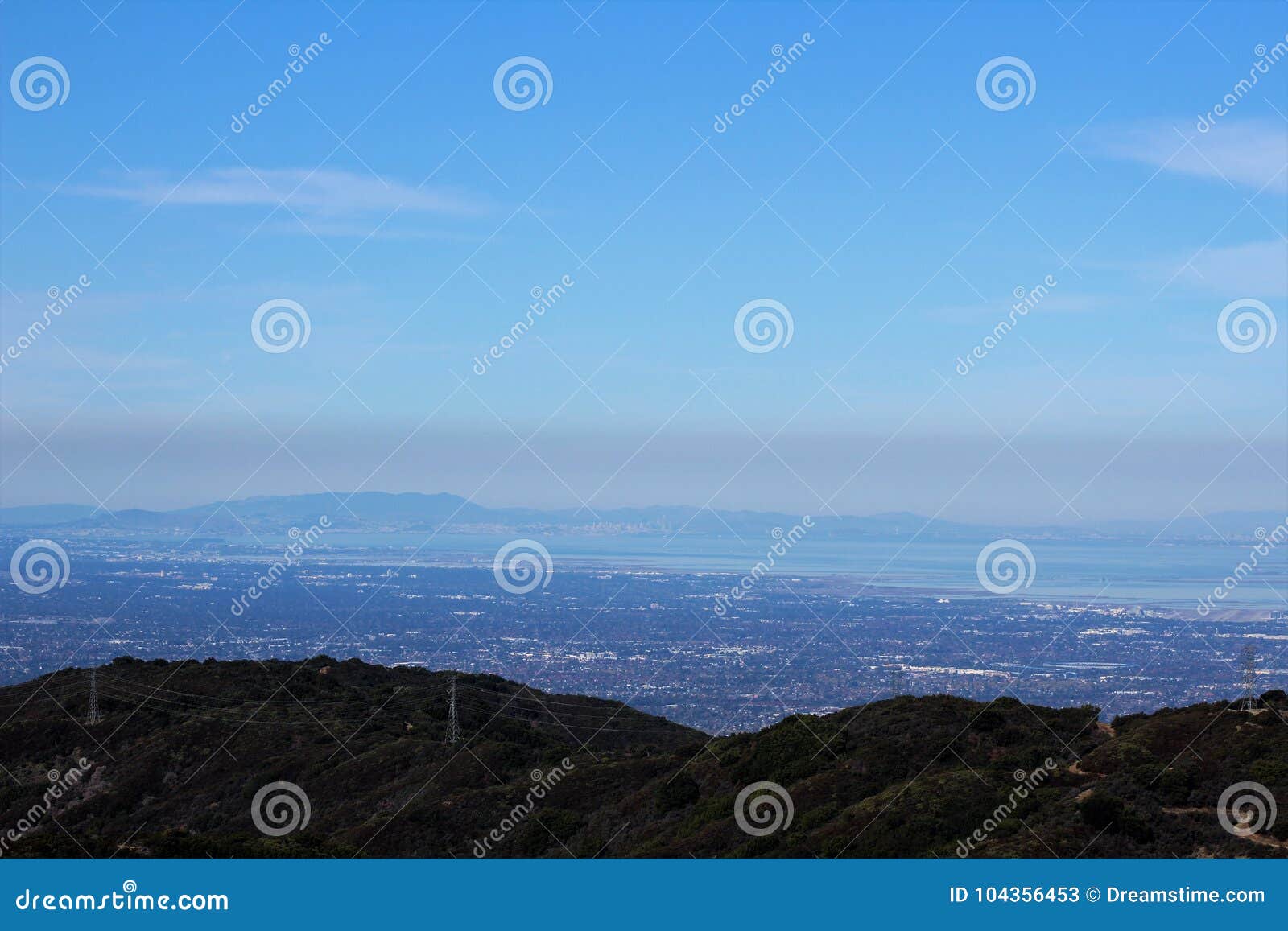 Mount Umunhum View 3 stock image. Image of siliconvalley 104356453
