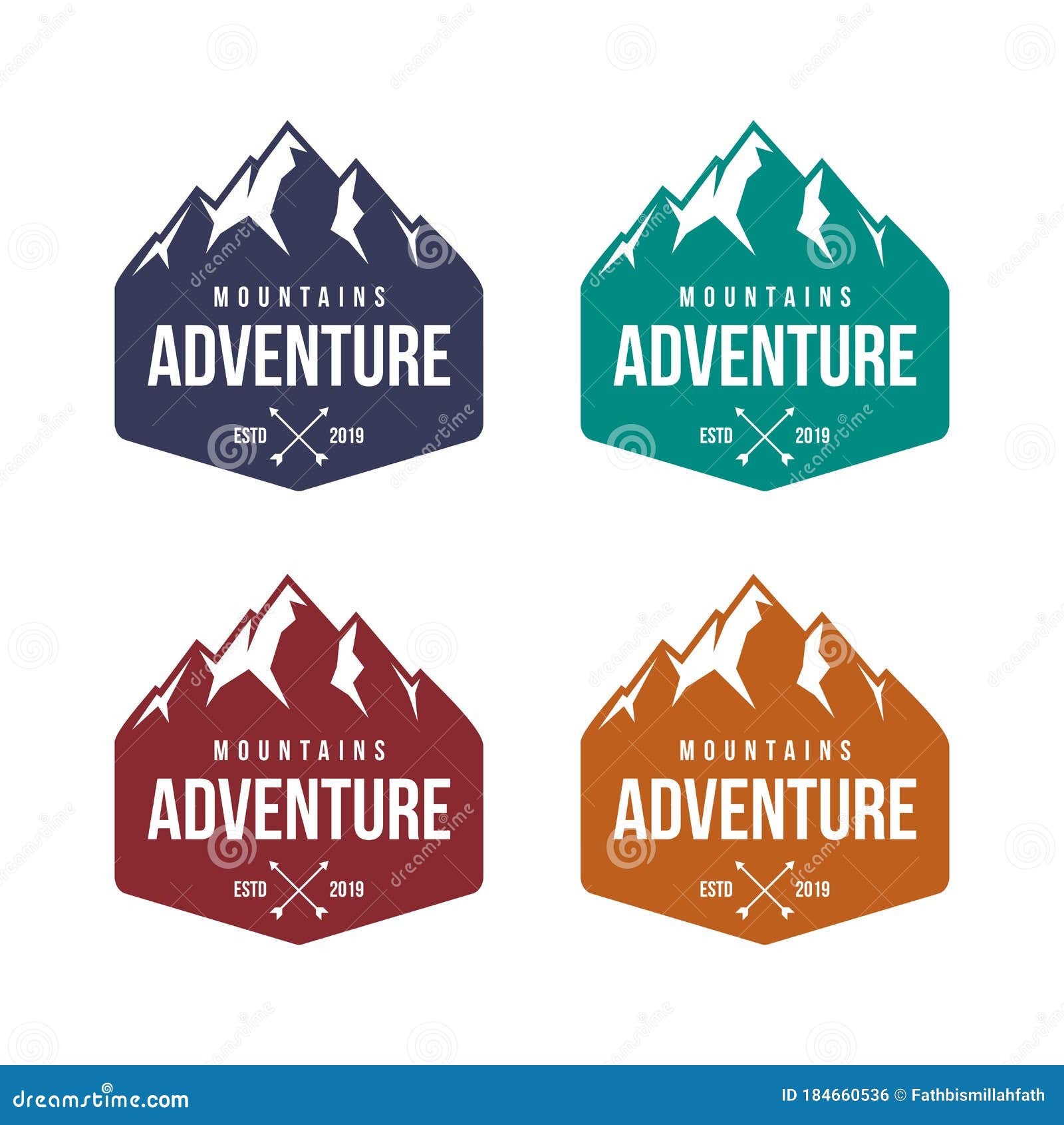 mountain adventure badge, label, emblem or logo   template. outdoor activities icon. hiking/climbing icon