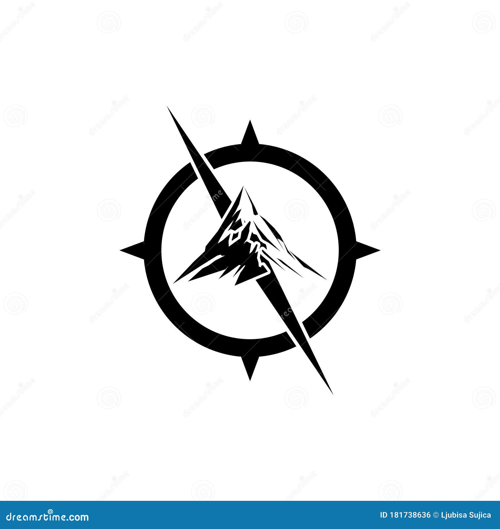 You searched for compass icon symbol logo template. outdoor adventure compass  logo