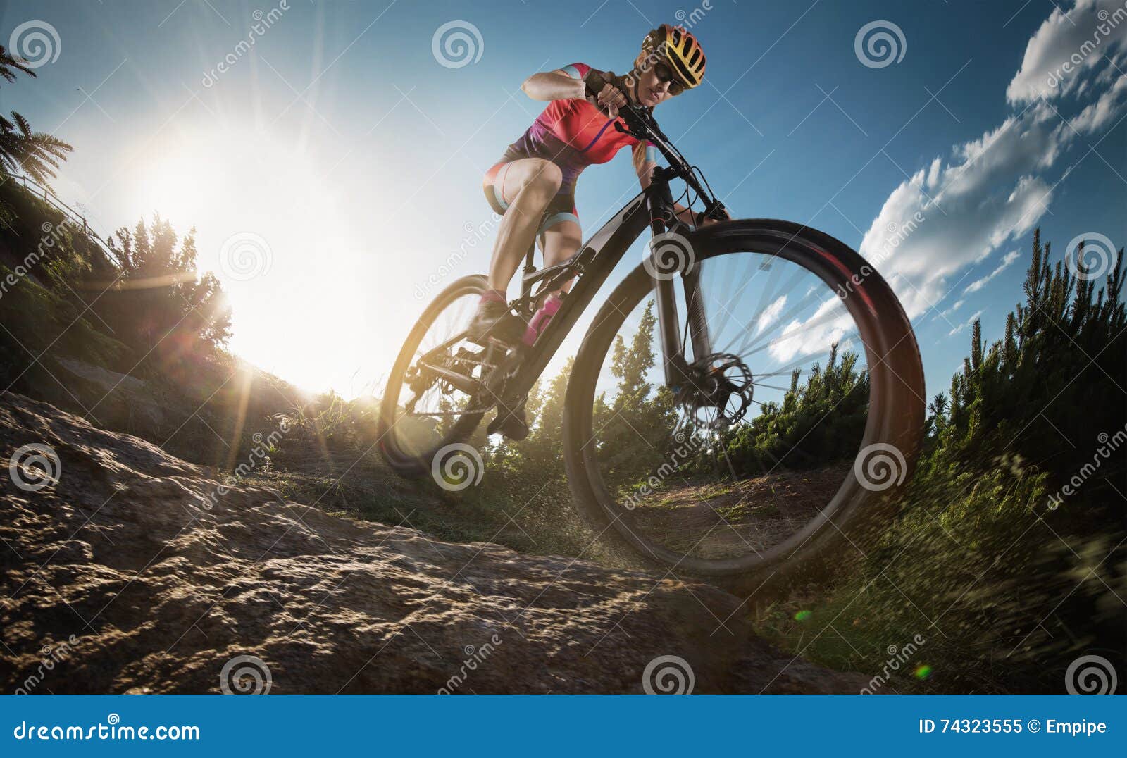 mountain bike cyclist