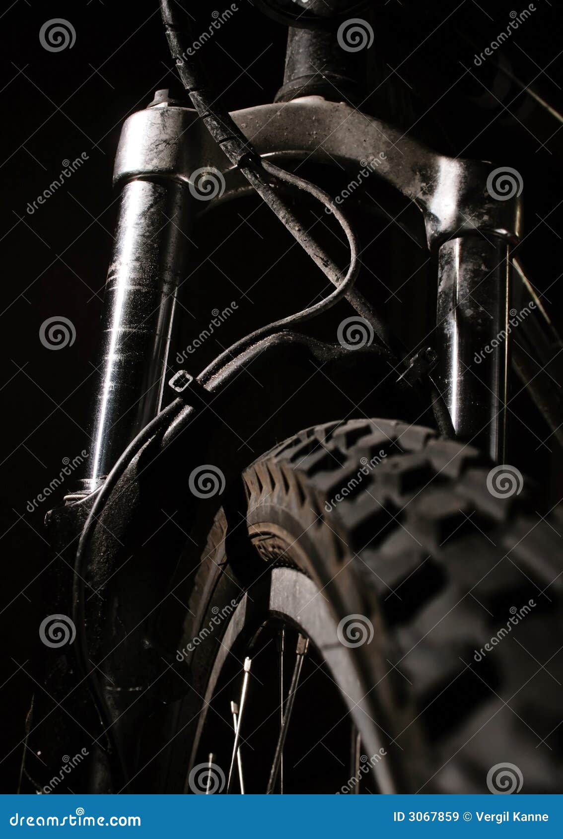 Mountain Bike Shocks stock image. Image of wheel, absorber 3067859