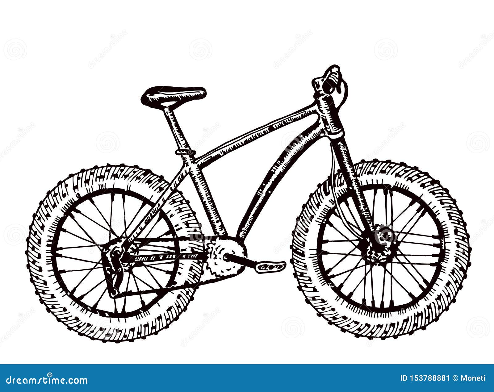 Jase's Bike - Drawing Class Style Drawings 13 | Bicycle Paintings, Prints  and Custom Bike Art Portraits