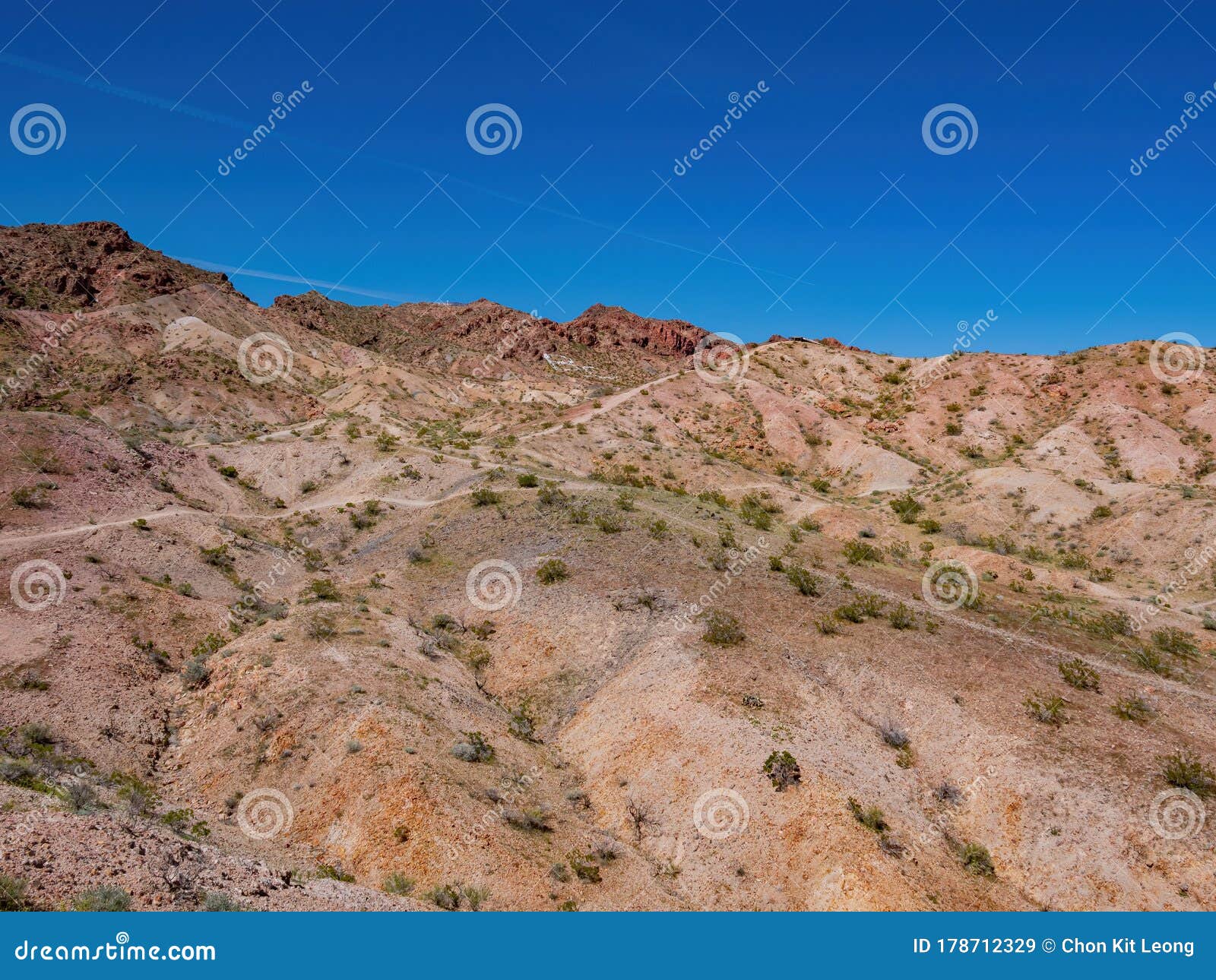 mountain bike trails along the bootleg canyon