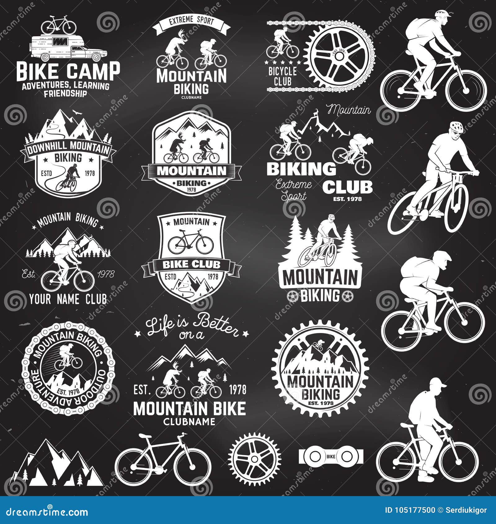 Cycling B Bike Head Badge Logo