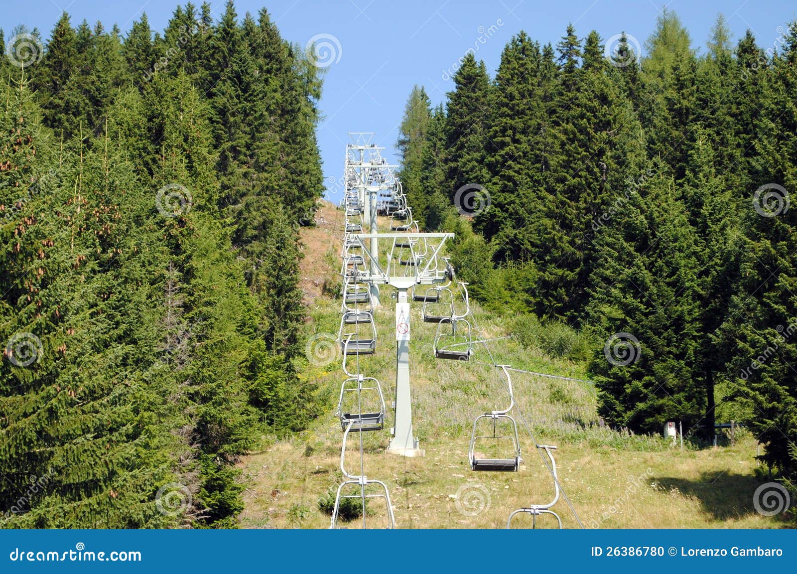 Mountain chair lift stock photo. Image of system, easy 26386780