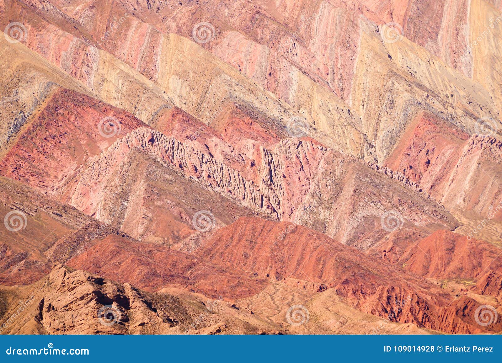 The Mountain of the 14 Colours Stock Photo - Image of noargentina